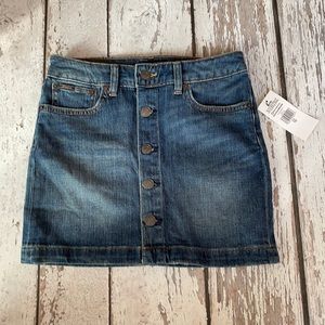 Polo Ralph Lauren Denim Button Down Skirt